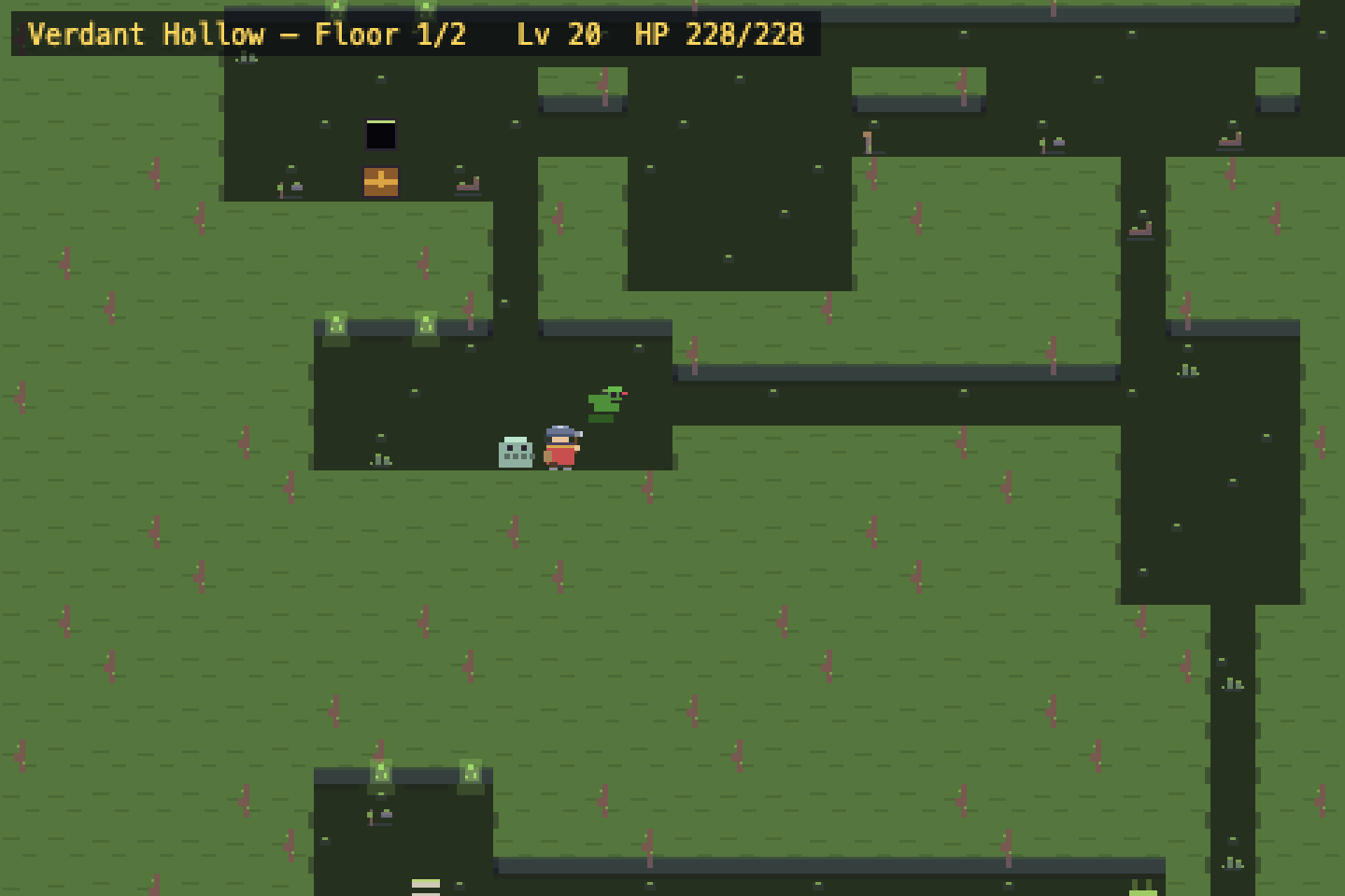 Crawling the Verdant Hollow dungeon